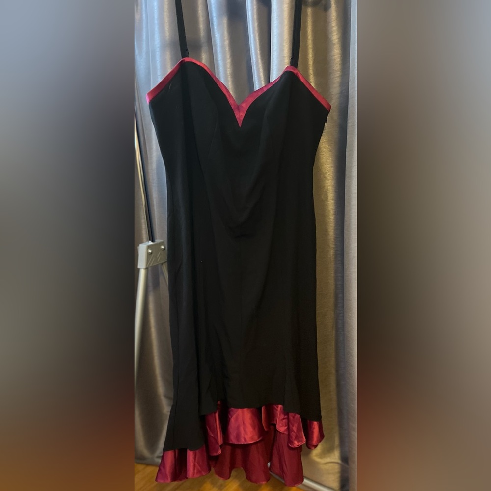 Venus high low sweetheart neck Strappy dress